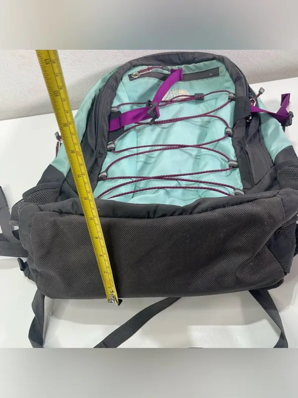The North Face Borealis Backpack Aqua Purple Hiking Travel Daypack Outdoor - Image 11