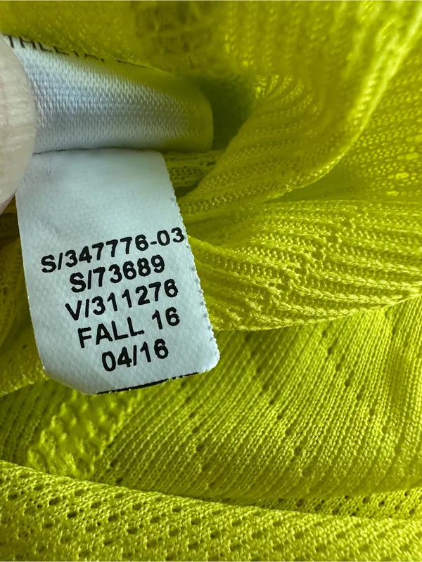 Athleta Surge Mesh Racerback Tank Neon Chartreuse 347776 Athletic Workout Gym - Image 7