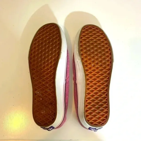 Vans Pink and White‎ Women's Sneakers - Image 7