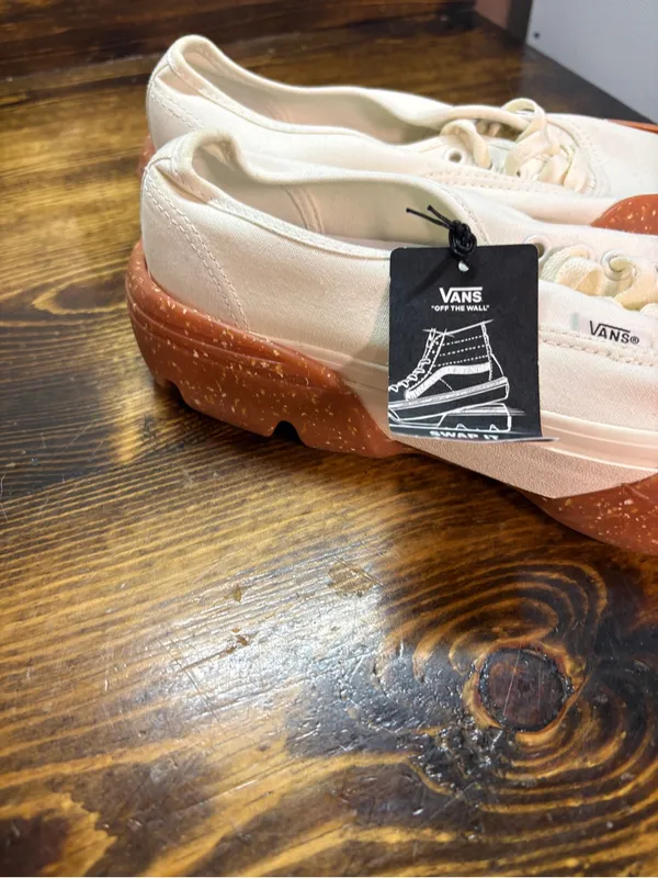 Vans White‎ Anaheim Factory Modular Swap It Speckled Gum Shoes M7.5/W 9 - Image 3