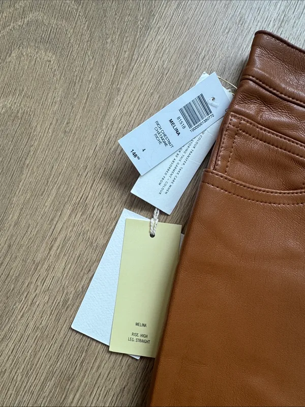 Aritzia leather faux pants - Image 2
