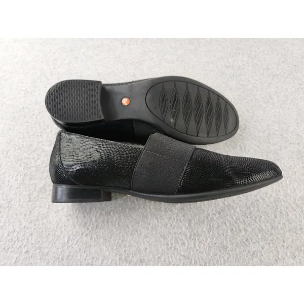 Clarks Women's Un Blush Lo Slip-On Black Suede Dress Shoes - Comfy - Size 9.5‎ M - Image 12