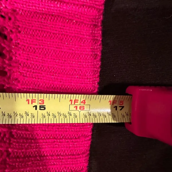 Arizona Jeans Arizona Jean Company Pink knitted Short Sleeves Top SZ XL 14/16 - Image 7