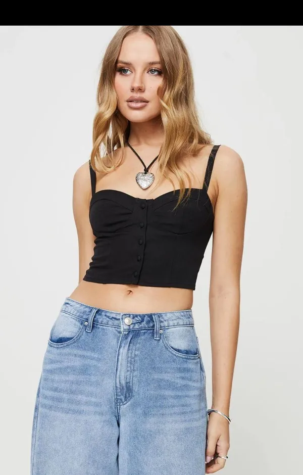 Princess Polly Bohen Top Black - Image 2