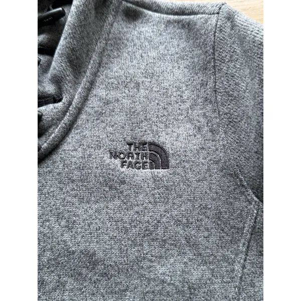 The North Face Toggle Neck Hoodie Sweatshirt Gray Fleece Women Size XL Outdoor - Image 6
