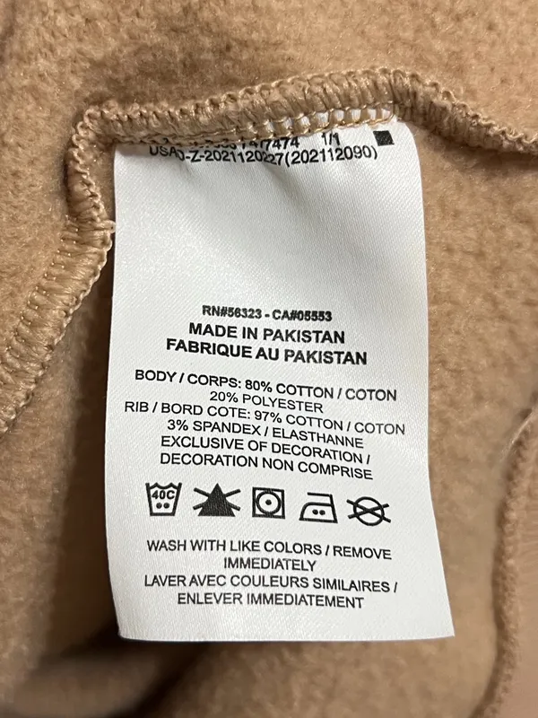 Nike Oversized Crewneck Sweatshirt Size XL Phoenix Fleece Tan Brown - Image 5