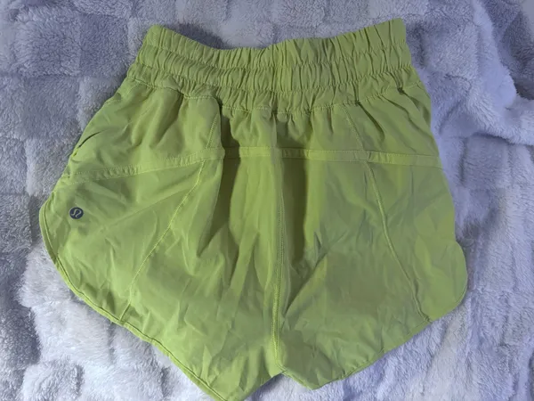 Lululemon EUC  Track That HR 3” Short Sonic Yellow - Image 3