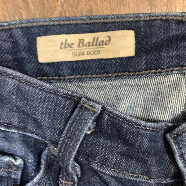 Ag Adriano Goldschmied The Ballad Slim Boot Dark Wash Jeans - Image 3