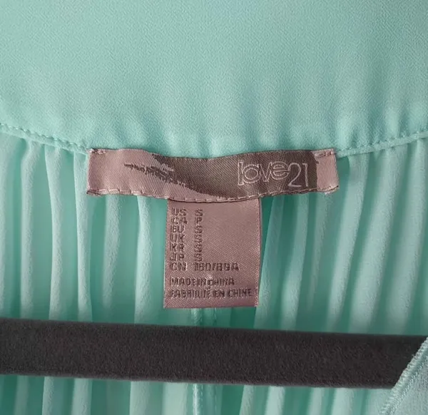 Love 21 Nightie S Mint Green Girlhoodcore Cottagecore Coquette Grandma Babydoll - Image 3
