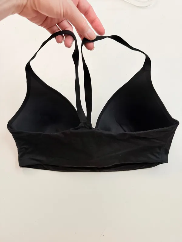 Victorias Secret Lightly Lined Plunge Bra Bralette Molded Cup Padded Black - Image 5
