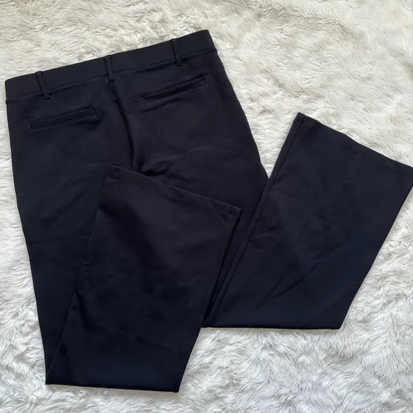 Betabrand Pants Boot-Cut Classic Dress Pant Yoga Pants Black Short Petite M - Image 3