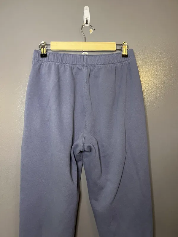 Hollister Sweatpants Women Small Blue Fleece Jogger Pants Adjustable Rise Lounge - Image 6