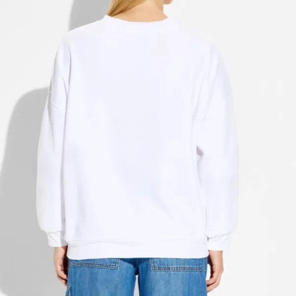Disney Mickey Mouse Cupid Valentine White Graphic Sweatshirt Pullover Small‎ NEW - Image 6