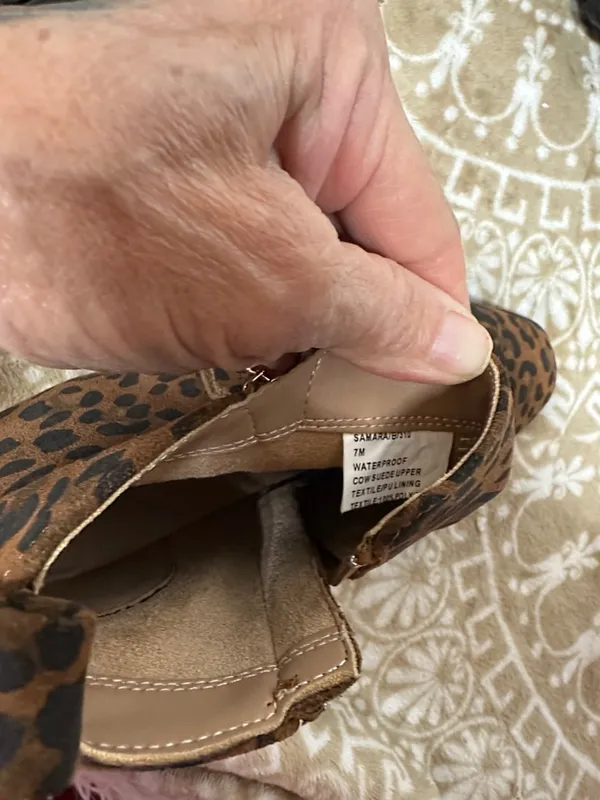 Blondo Leopard Print Ankle Booties in Brown and Black - Image 6