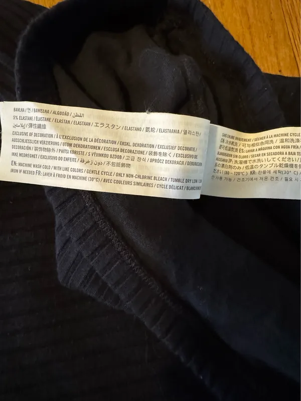 Abercrombie Black Lined Mock Neck Tuckable Tank - Image 7