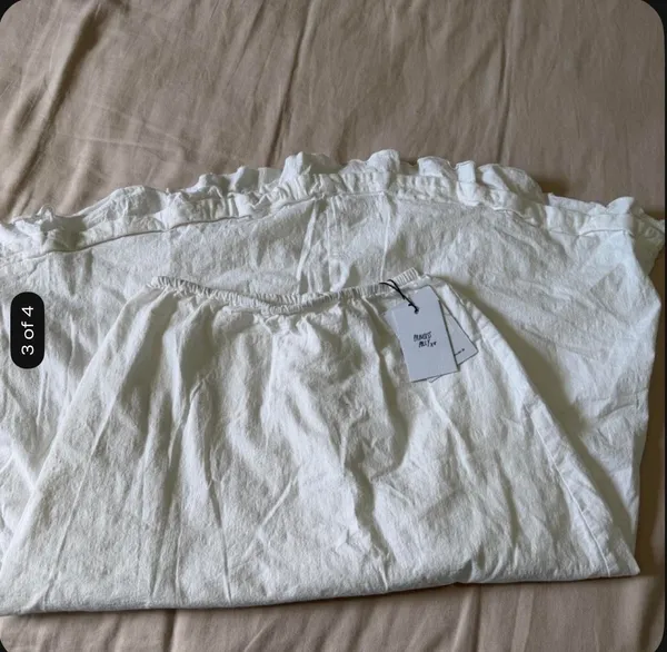 Princess Polly Maxi Skirt White - Image 3