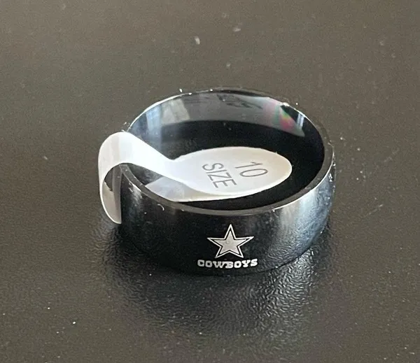 Black arc Dallas cowboys ring - Image 4