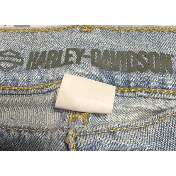 Harley Davidson High Rise Boot Cut Ankle Size 29 Jeans - Image 3