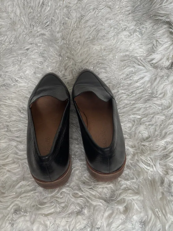 Madewell Frances Loafer Black Leather Slip On Shoes H2419 Womens 8 - Image 9