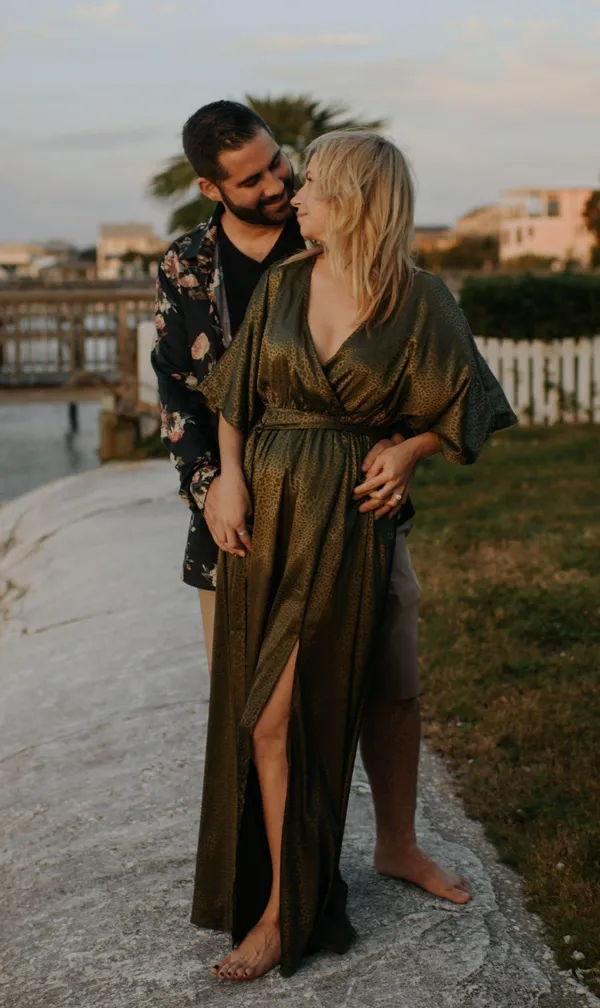 Baltic Born Silk Printed Maxi Dress - Image 5