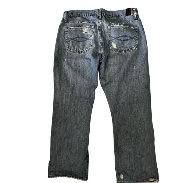 Abercrombie & Fitch crop Jeans Size 8‎ Distressed - Image 2