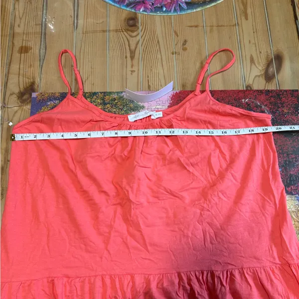 All in Favor Coral Sleeveless Summer Dress - Image 6
