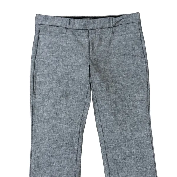 Banana Republic Sloan Gray Heathered Pants Womens size 8 - Image 2