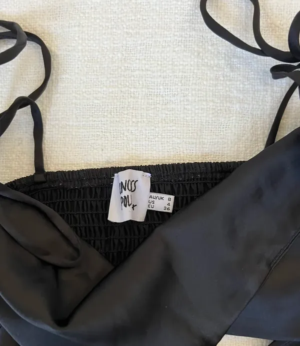 Princess Polly Black Mini Dress - Image 2