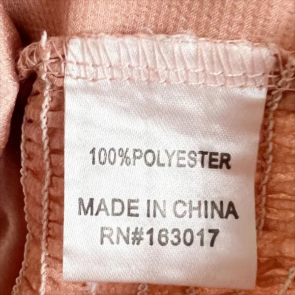 Princess Polly Cropped Long Sleeve Estee Top in Light Pink Satin Size 4 - Image 8