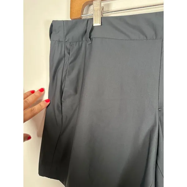 Spanx Sunshine Shorts Women Large Black Stretch Activewear Golf Pull on - Image 4