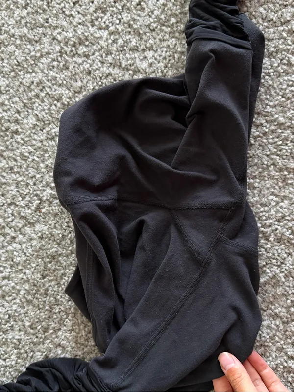 Beyond Yoga Black High-Rise Ruched Leggings Leg Warmer Ballet - Image 7