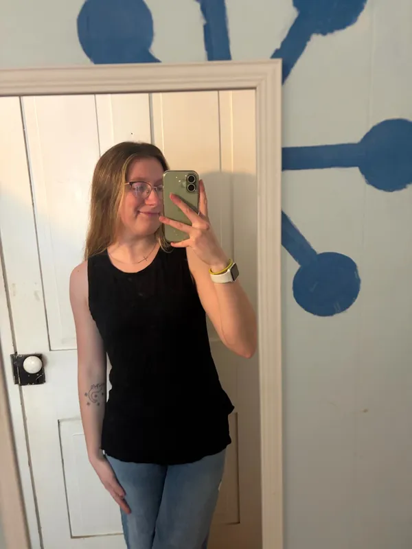 Paraphrase black tank top  - Image 2