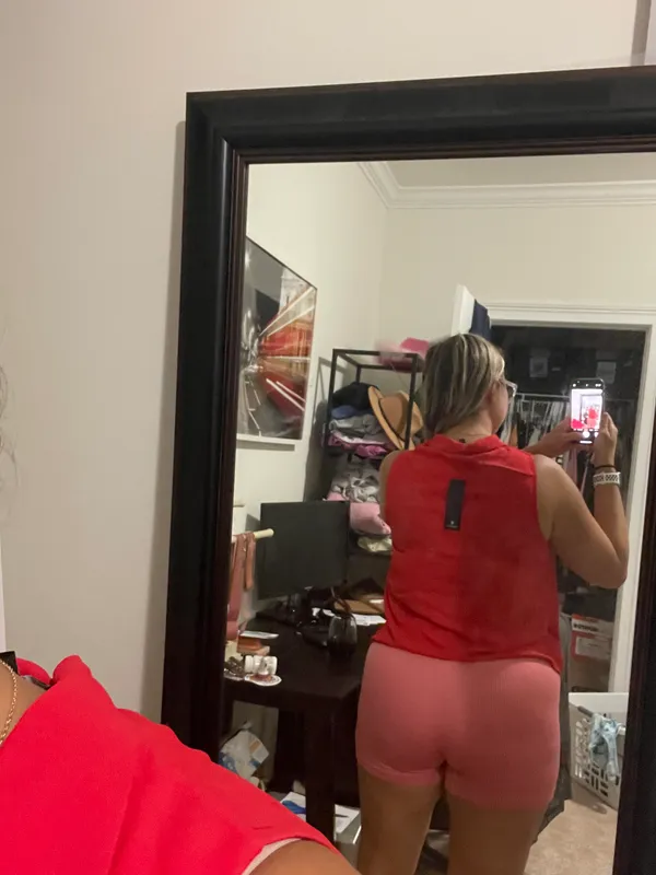 Red Cowl Neck Tank - Image 3