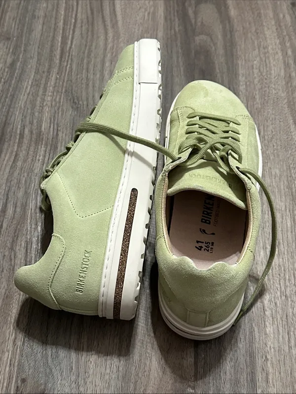 Birkenstock Bend Low Green Suede Sneakers Comfort. - Image 11