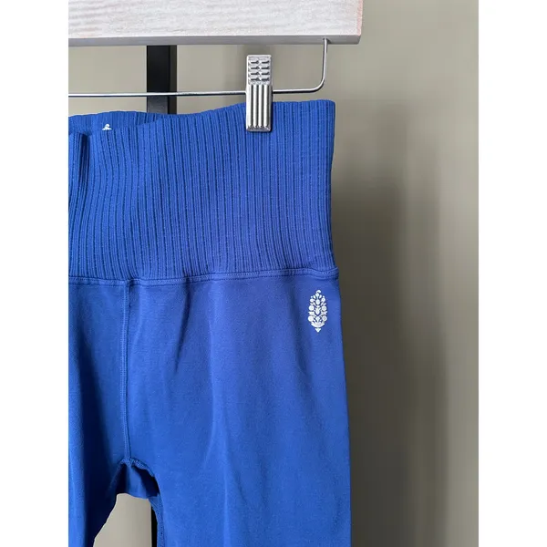 Free People Movement Good Karma High-Rise 7/8 Length Leggings MediumLarge Blue - Image 3