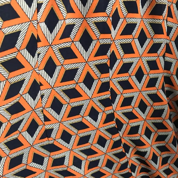 Altar’d State Orange & Navy Maxi Dress Sz S - Image 8
