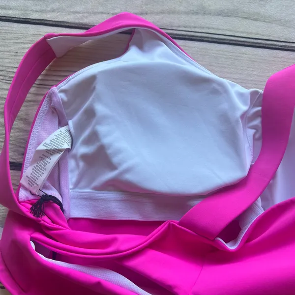 Zyia Hot Pink Cutout Active Padded Bra Tank - Image 7