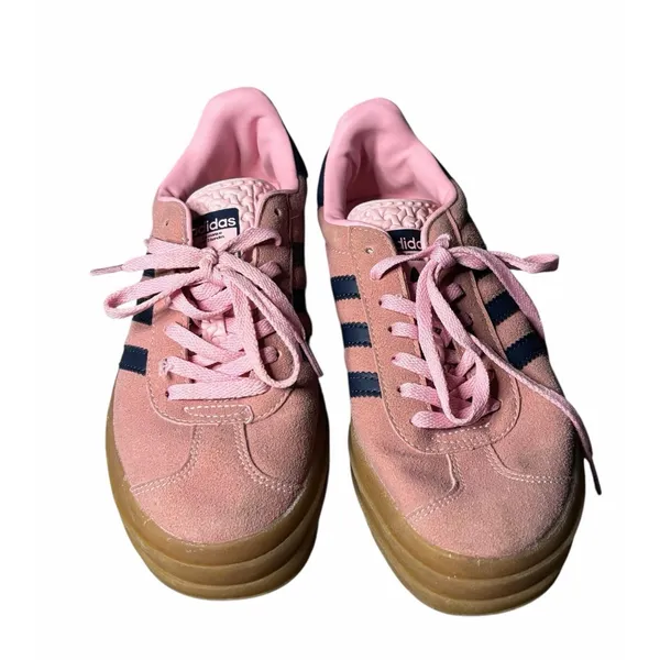 adidas Gazelle Bold Pink Navy Gum Platform Shoes H06122 Women’s size 6 sneaker - Image 2