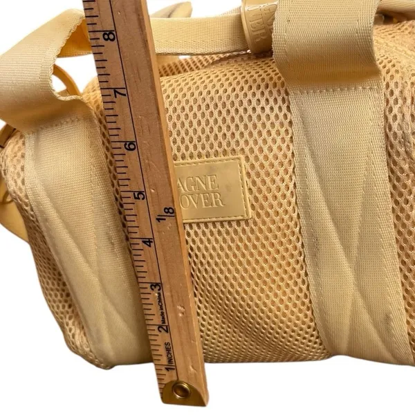 Dagne Dover Landon Air Mesh Carryall bag in Pollen Small - Image 10