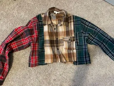 Boutique Patchwork Flannel Multiple Size M - Image 3