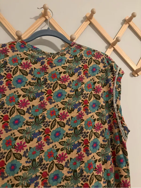 Natural Life Cotton Floral Midi Dress size Medium - Image 7