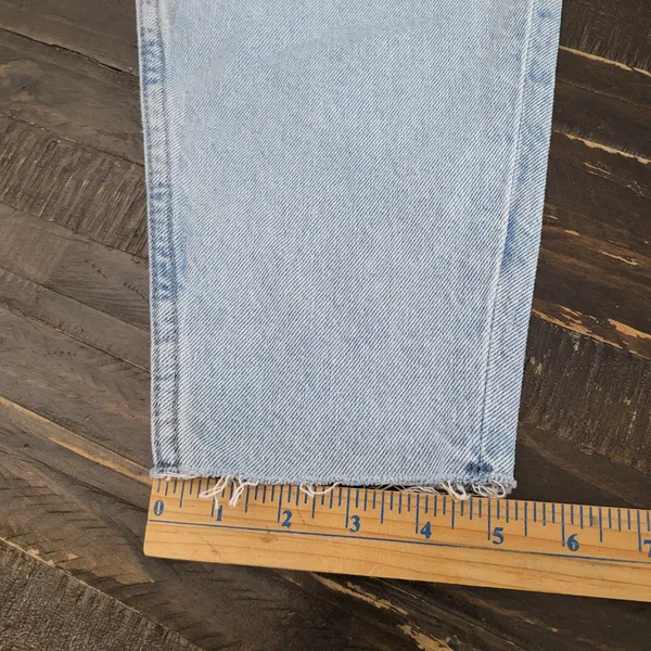 Old Navy High-Rise Slouchy Taper Jeans Light Wash Denim Women’s Size 4 - Image 6