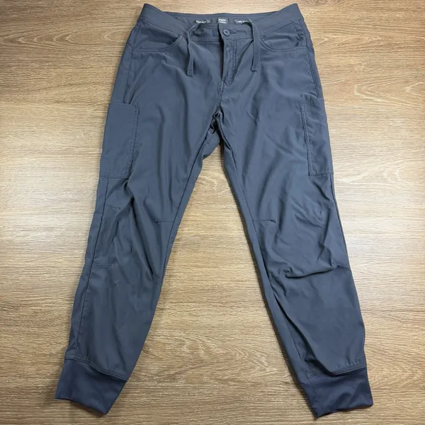 prAna Halle Jogger II Women's Size 8 Regular Gray ReZion Hiking Cargo Pants - Image 2