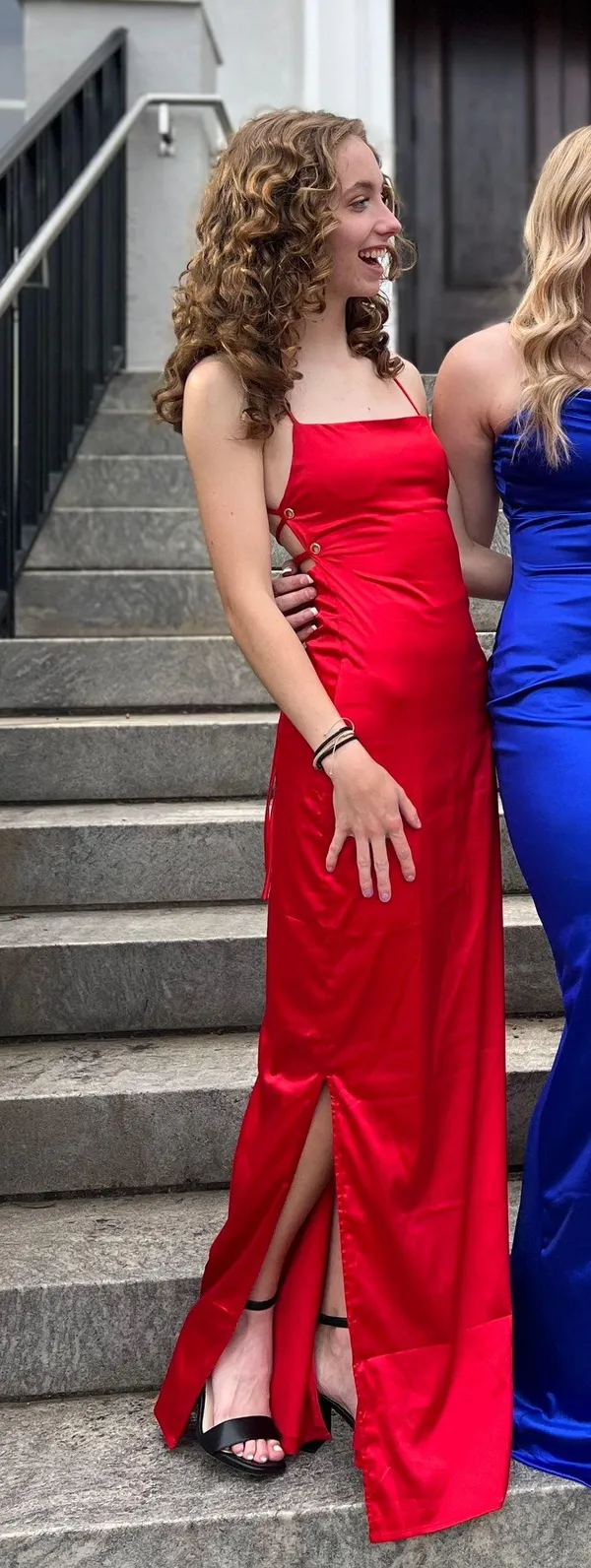 Beginning Boutique Satin Maxi Dress - Image 8