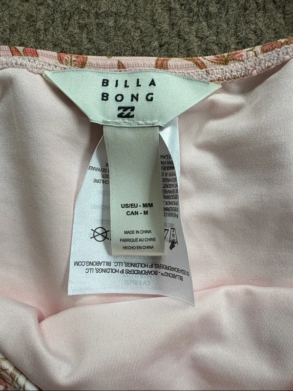NWT Billabong Retro Rise Ribbed Bikini Top Size Small Bottoms Size Medium - Image 4