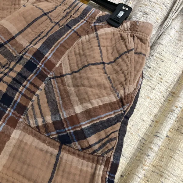 Aerie Checked Out Soft Gauze Sleep Shorts - Image 2