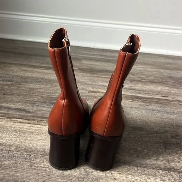 Marc‎ Fisher Women's Dairey Ankle Brown Boot Sz 8.5M 🔥 - Image 4