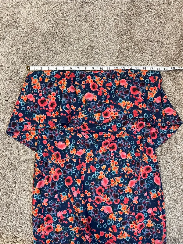 Badgley Mischka Floral Popover Sheath Dress Size 10 - Image 12