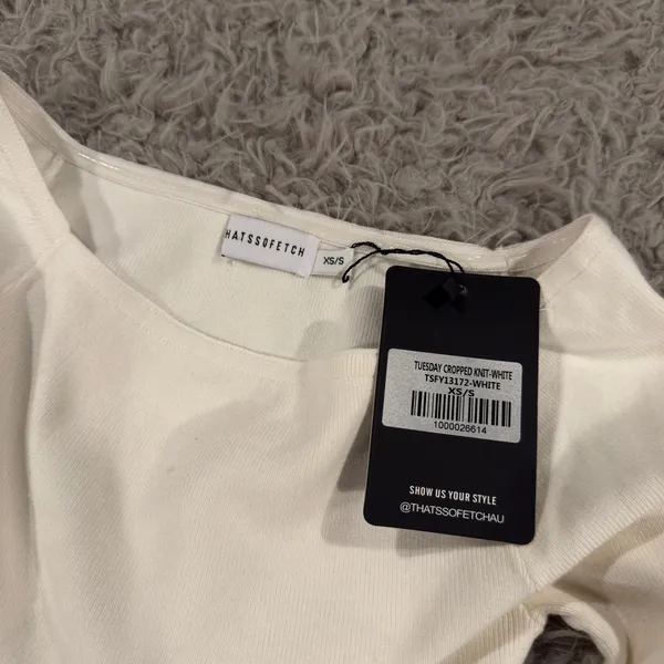 That’s so Fetch Cropped Sweater Top - Image 3