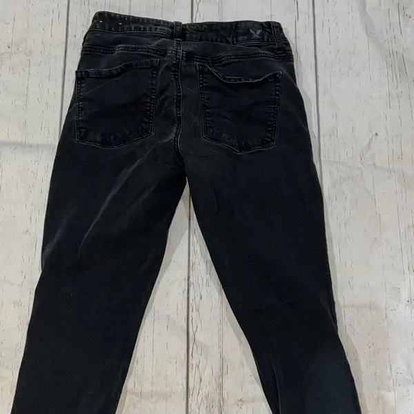 American Eagle black high rise skinny jeans - Image 4